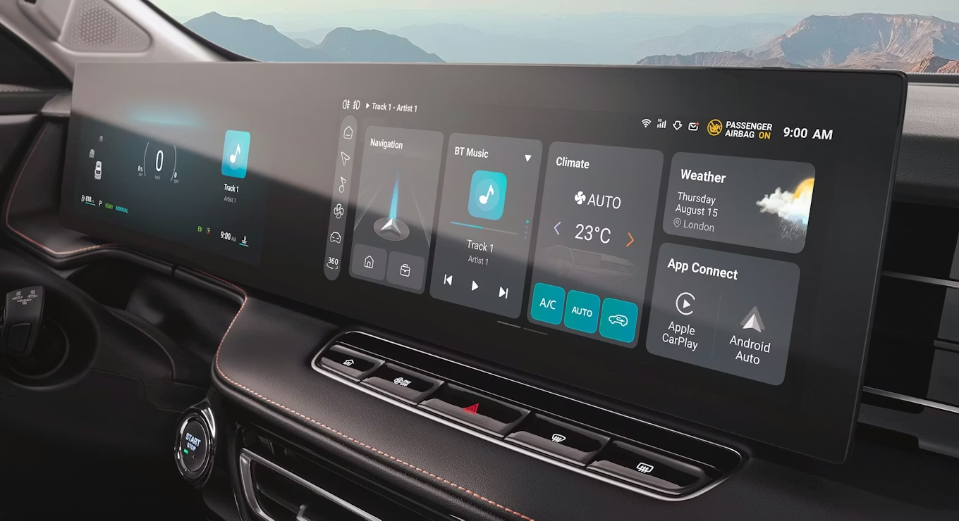 MG HS Hybrid+ 12,3-Zoll-Infotainmentsystem mit Touchscreen